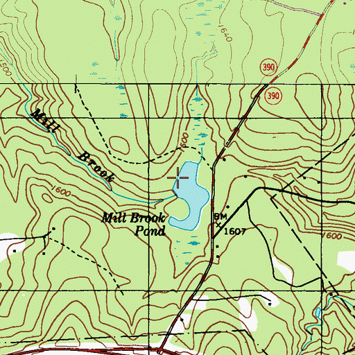 Topographic Map of Gumble Brothers Dam, PA