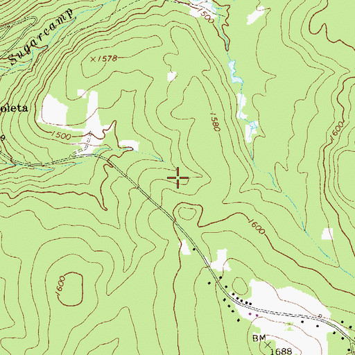 Topographic Map of Penelec Retention Dam, PA
