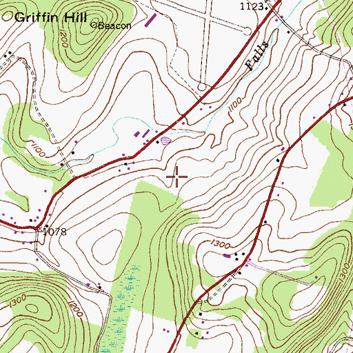 Topographic Map of Mack Lake, PA