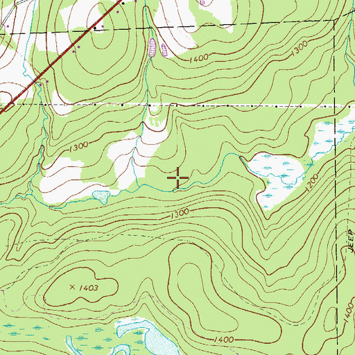 Topographic Map of Mang Pond, PA