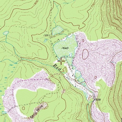 Topographic Map of Maggio Estate Dam Number Two, PA