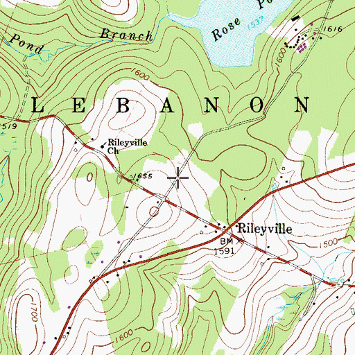 Topographic Map of Miller Pond Dam, PA