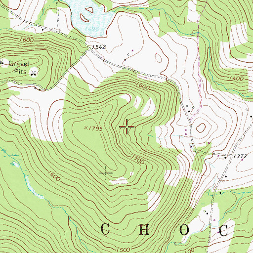 Topographic Map of Stanley Lake Dam, PA