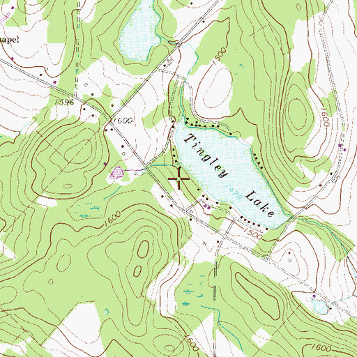 Topographic Map of Fenstermachers (historical), PA