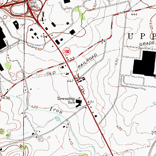 Topographic Map of Haines, PA