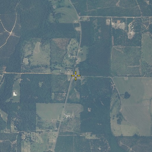 Aerial/Satellite Image of Halls Fork School, AL