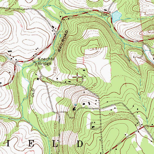 Topographic Map of Penn School, PA