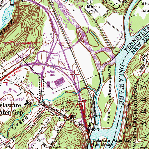 Topographic Map of Dutotsburg (historical), PA