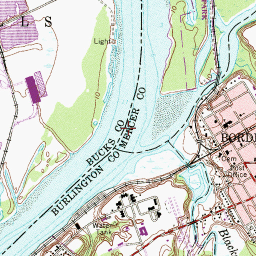 Topographic Map of Raritan Channel, PA
