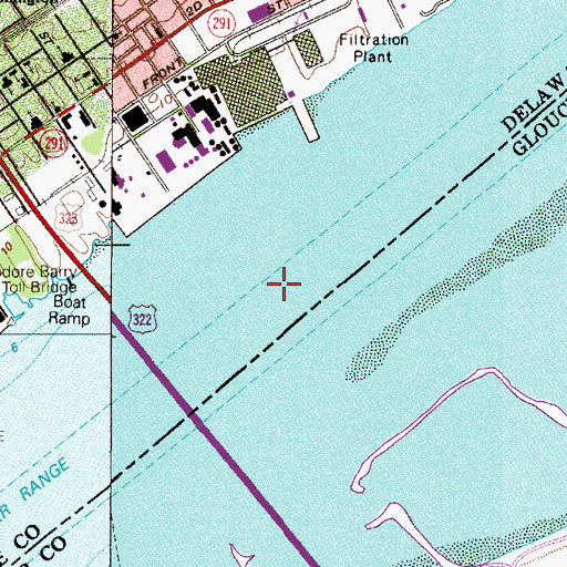 Topographic Map of Chester Range, PA