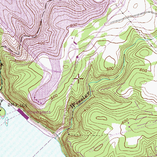 Topographic Map of Susquehannock State Park, PA