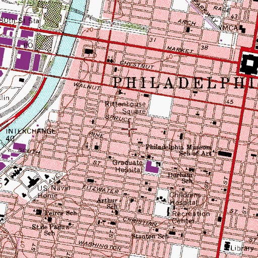 Topographic Map of Speiser House, PA