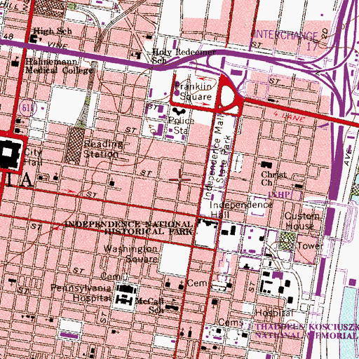 Topographic Map of Graff House, PA
