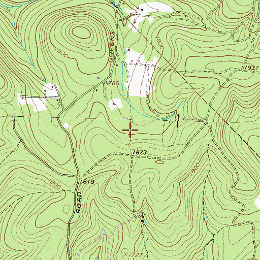 Topographic Map of Mohawk Club, PA