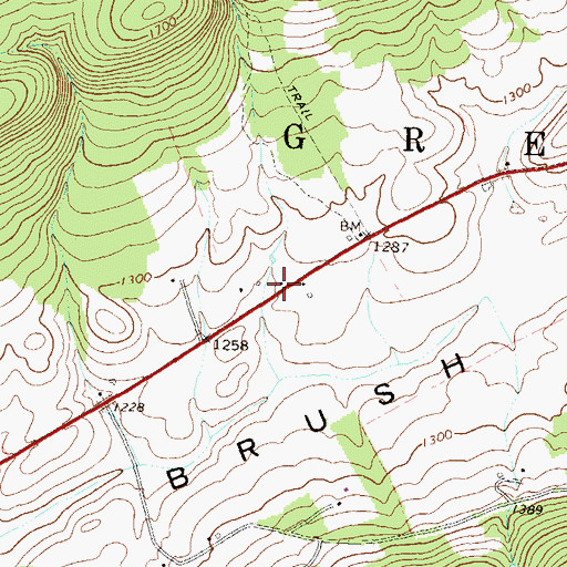 Topographic Map of Murray School, PA