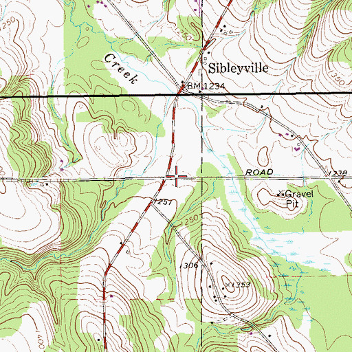 Topographic Map of Union School, PA