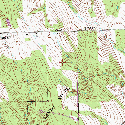Topographic Map of Black School, PA
