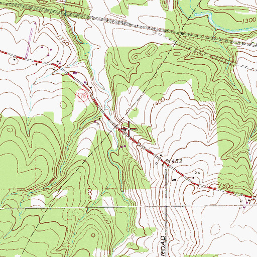 Topographic Map of Sills School, PA