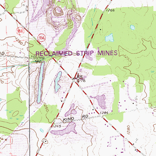 Topographic Map of Carr School, PA
