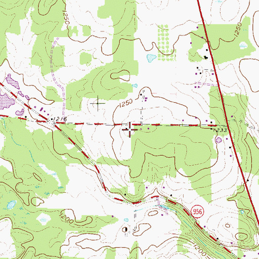 Topographic Map of Cooper School, PA