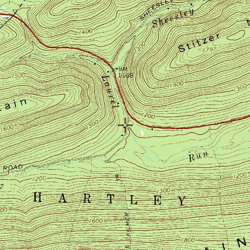 Topographic Map of CCC Camp (historical), PA
