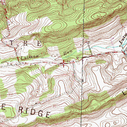 Topographic Map of Markel School, PA