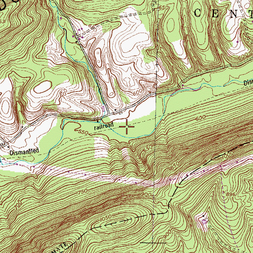 Topographic Map of Hoffman (historical), PA