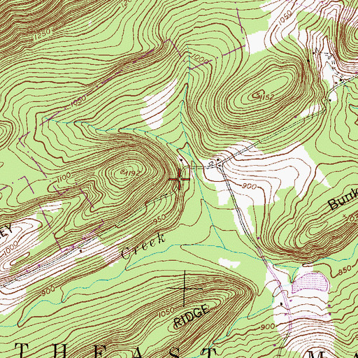Topographic Map of Lower Liberty School (historical), PA