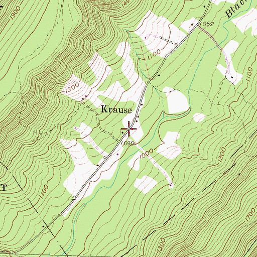 Topographic Map of Mount Pleasant School, PA