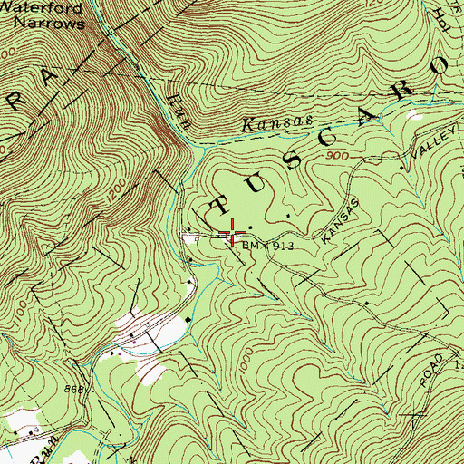 Topographic Map of CCC Camp (historical), PA