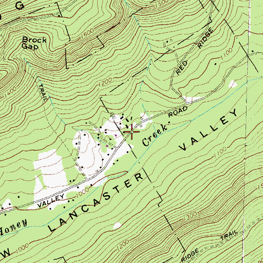 Topographic Map of CCC Camp, PA
