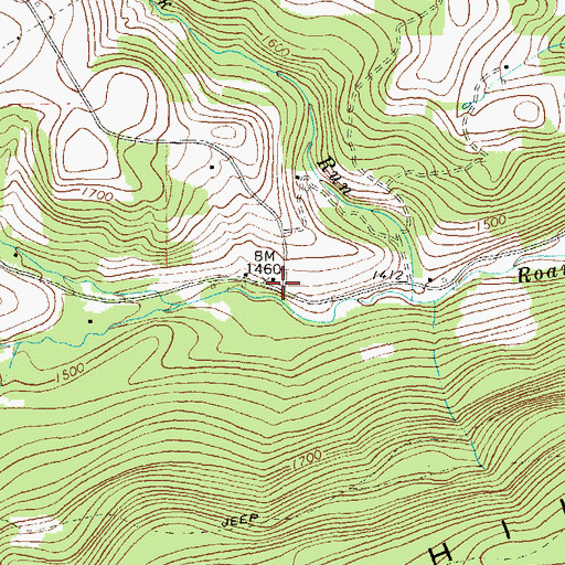 Topographic Map of Kahler School, PA