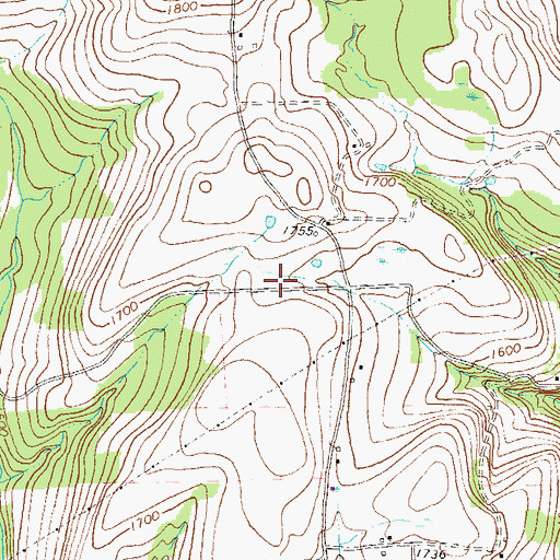 Topographic Map of Harrer School (historical), PA
