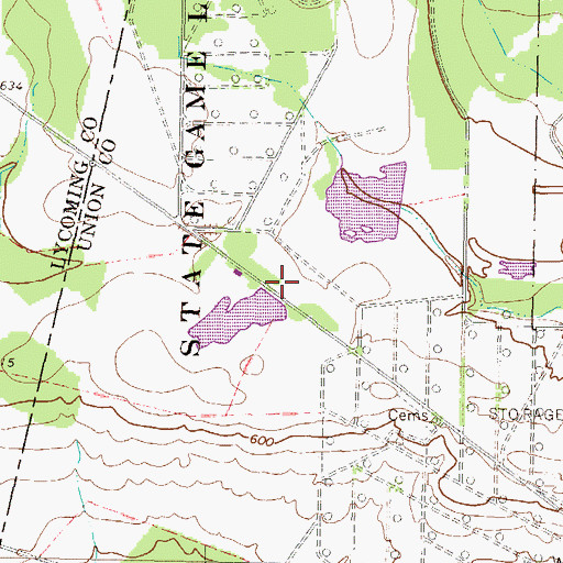 Topographic Map of Alvira (historical), PA