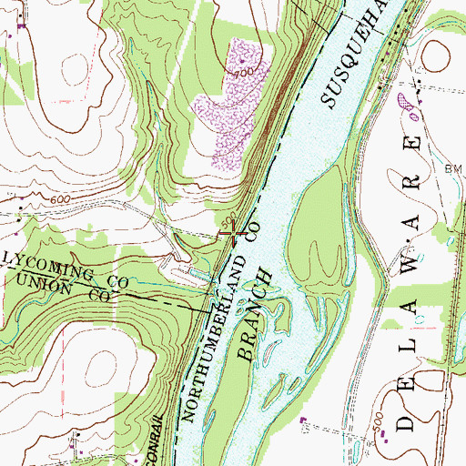 Topographic Map of Fritz (historical), PA