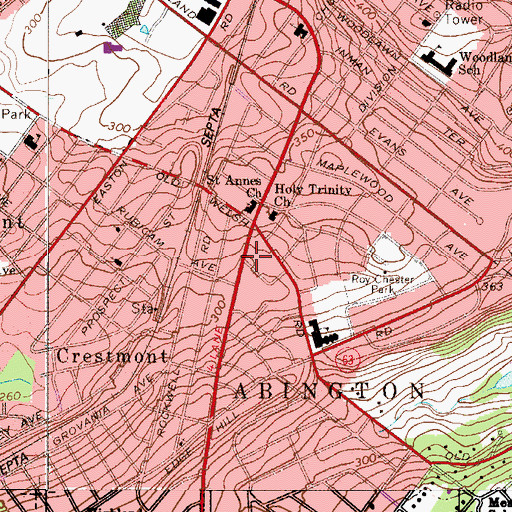 Topographic Map of Rubicam, PA