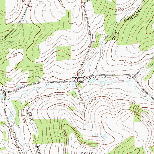 Topographic Map of Jackson School, PA