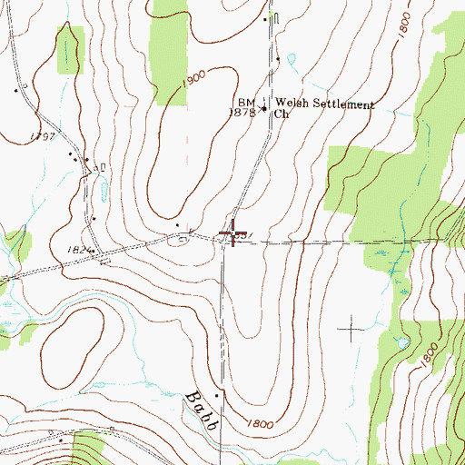 Topographic Map of Culver School (historical), PA
