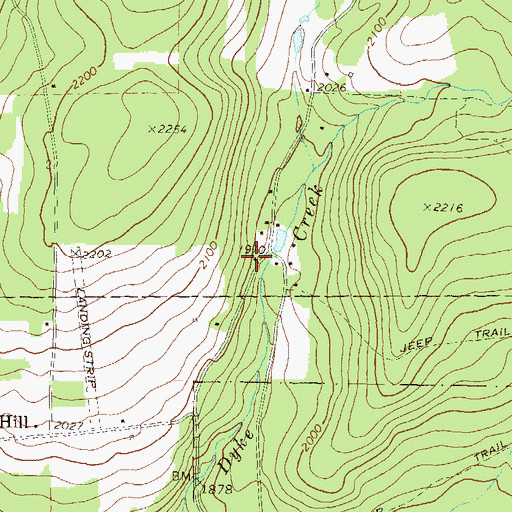 Topographic Map of Maple Hill School, PA