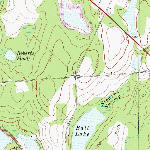 Topographic Map of Hobbs School (historical), PA