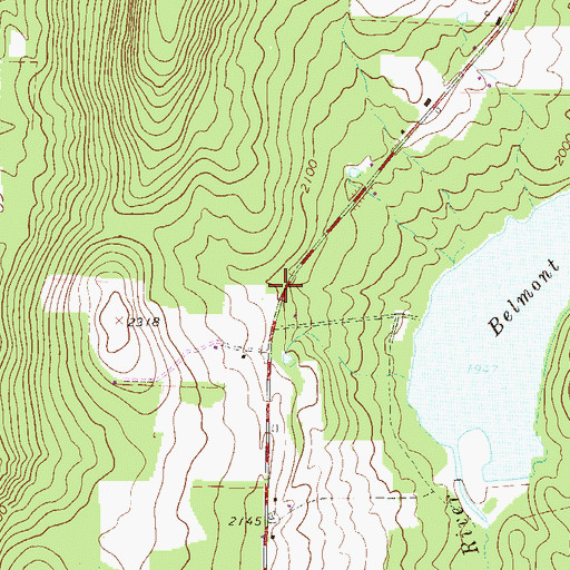 Topographic Map of Stevenson School (historical), PA