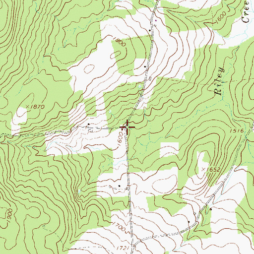 Topographic Map of South Preston School, PA