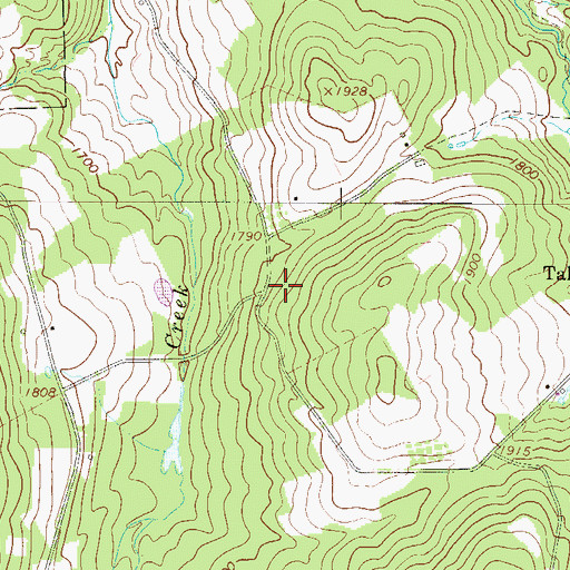 Topographic Map of Dix School (historical), PA