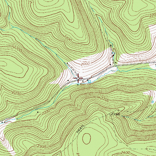 Topographic Map of Reese Hollow, PA