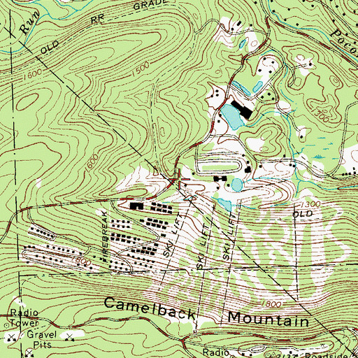 Topographic Map of Coolmoor, PA