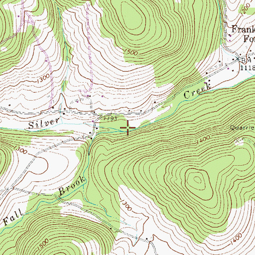 Topographic Map of Fall Brook, PA