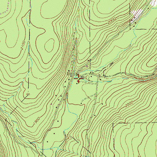 Topographic Map of Rundall Creek, PA