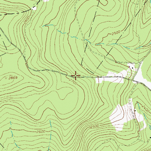 Topographic Map of Laurel Summit State Park, PA