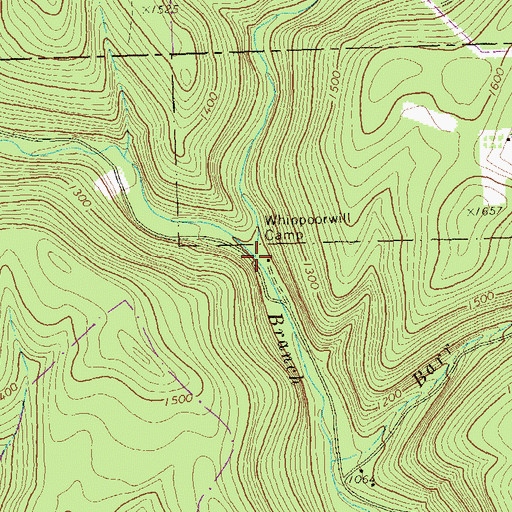 Topographic Map of Bigger Run, PA