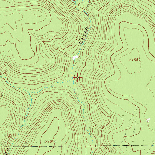 Topographic Map of Norway Run, PA